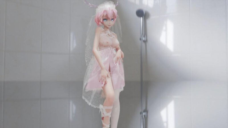 MMD17 花嫁新娘Luka新婚夜被巨根肏到小鹿乱撞 3D